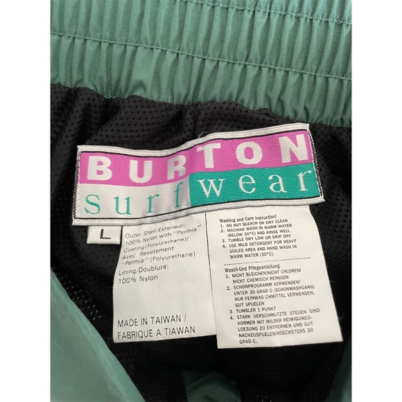 Burton -Retro Snowboarding Snow Pants in Tahoe and True Black - Picture 5 of 6